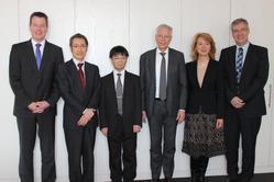 Besuch des japanischen Delegierten beim FG Düsseldorf