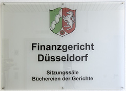 Schild Finanzgericht Düsseldorf